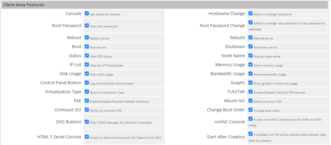 SolusVM Extended WHMCS